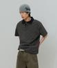 Desiledeu Striped Collared Short Sleeve T-Shirt-Fbsk5701D03