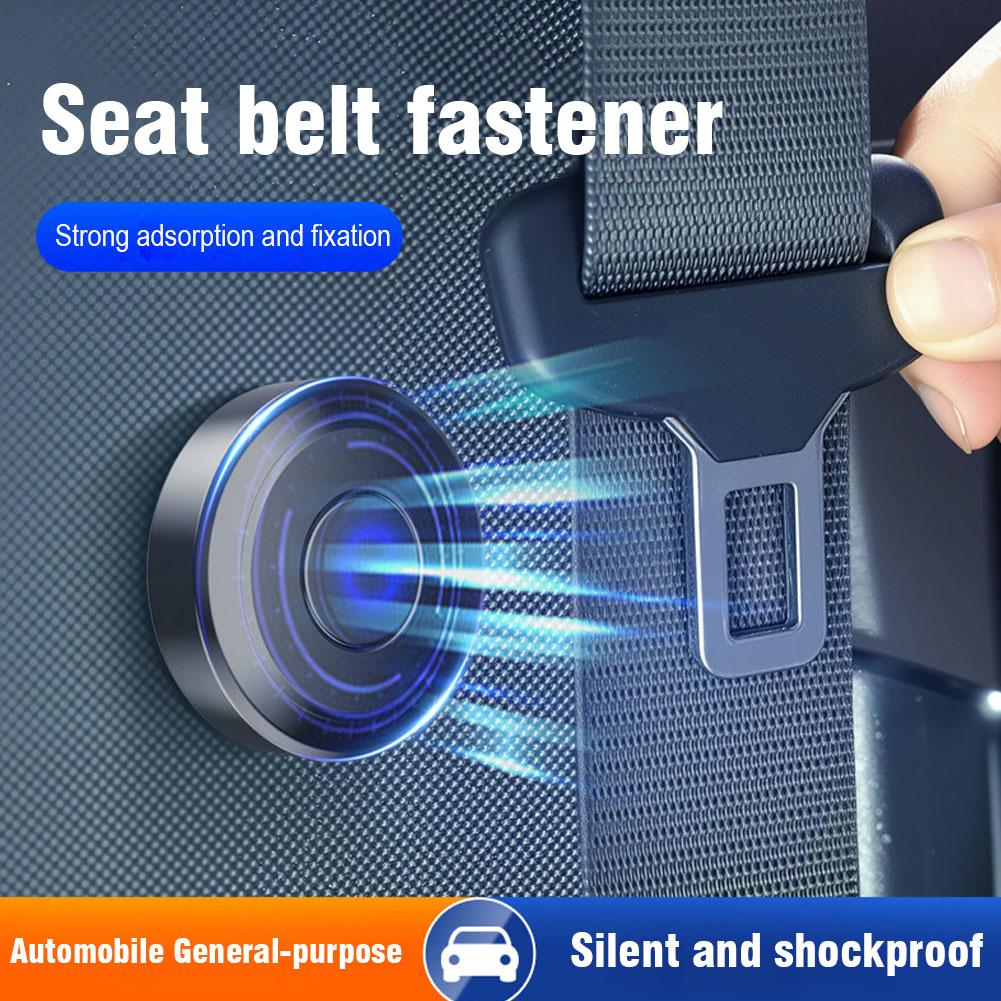 Magnetic Car Seat Belt Holder Fixing Clip Alloy Seat Belt Limiter Stopper For BMW/VW/Nissan Car Interior Accessories R6T1
