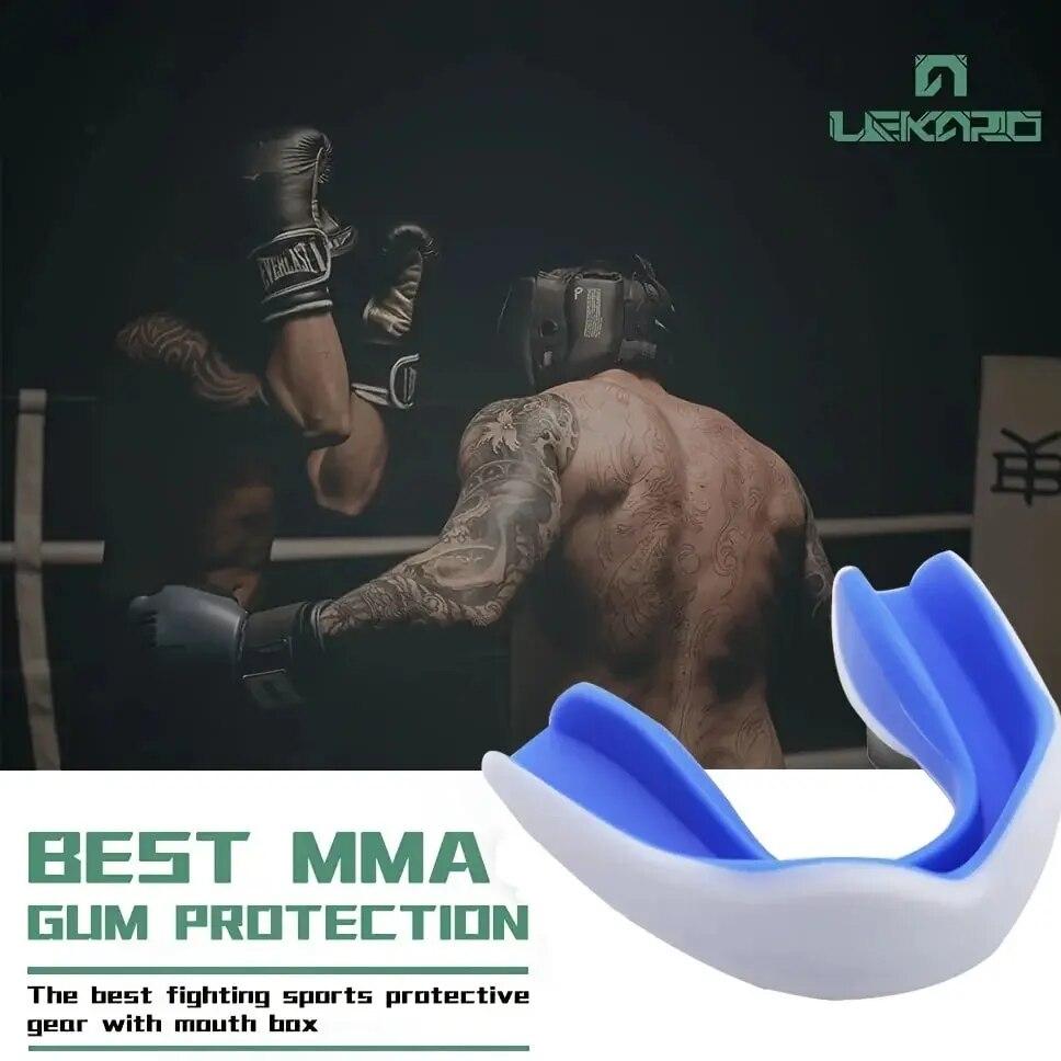 Adult Sports Mouthguard Muay Thai Boxing Teeth Protection Mma Fighting Mouth Guard Children Rugby Fight Training Braces