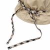 Daks Back Banding Slit Point Check Strap Beige Bucket Hat Dbhe5e227iv