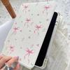 Smart Case with Pen Holder for Samsung Tab S7 S8 S9 11 Plus S10 S9 12.4 Inch Pencil Case for S7 Plus 12.4 Inch Pink Bow Print