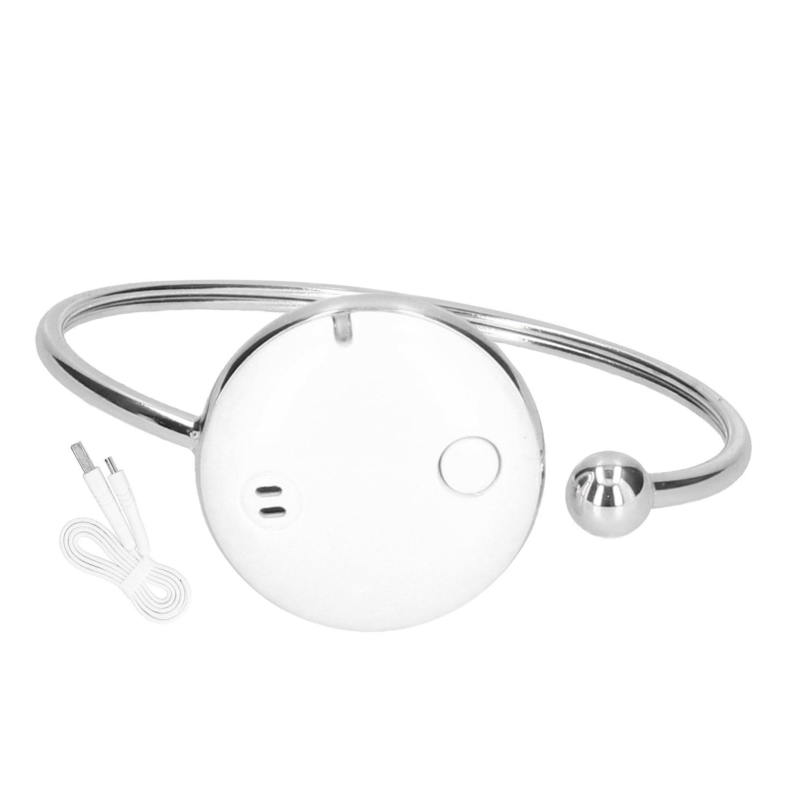 

Браслет от комаров Портативный Ультразвуковой Отпугиватель Комаров Наручный Браслет USB Зарядка для белый