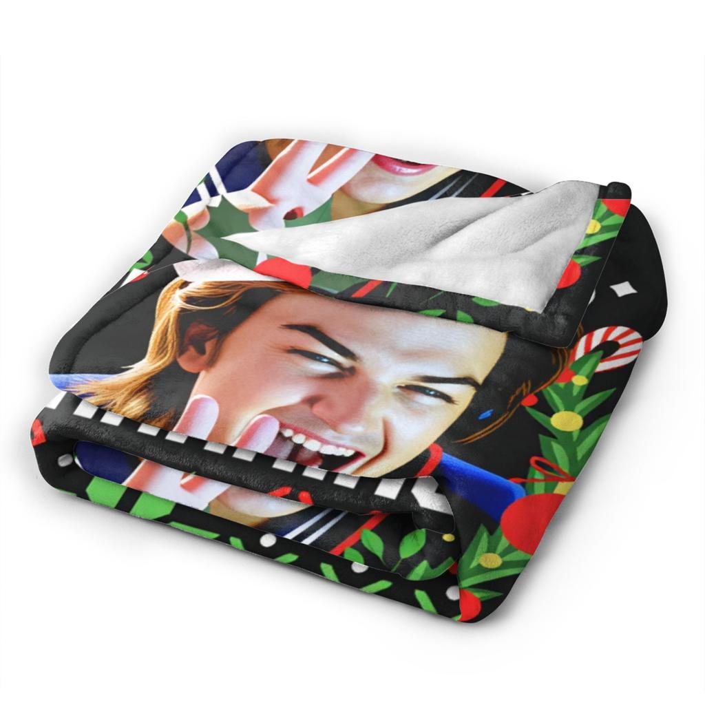 Steve Harrington Soft Warm Blanket Kids Plush Throw Blanket Fashion Home Decor Flannel Bedspread Sofa Bed Cover