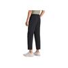 Anta Comfortable Simple Versatile Solid Color Straight Leg Mid Rise Nine Point Sports Pants Men Bottoms Basic-Black 152525501-2