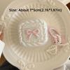 Embroidered Bow Headphone Box Cover TPU Protective Shell for Airpods 4/3/2/1/pro2/pro