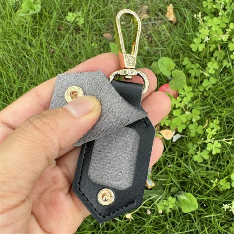 Sturdy Leather Keychain Charm with Photo Unique Fashion Accessory Craft Supplies for Trendy Women Ladies Everyday Use