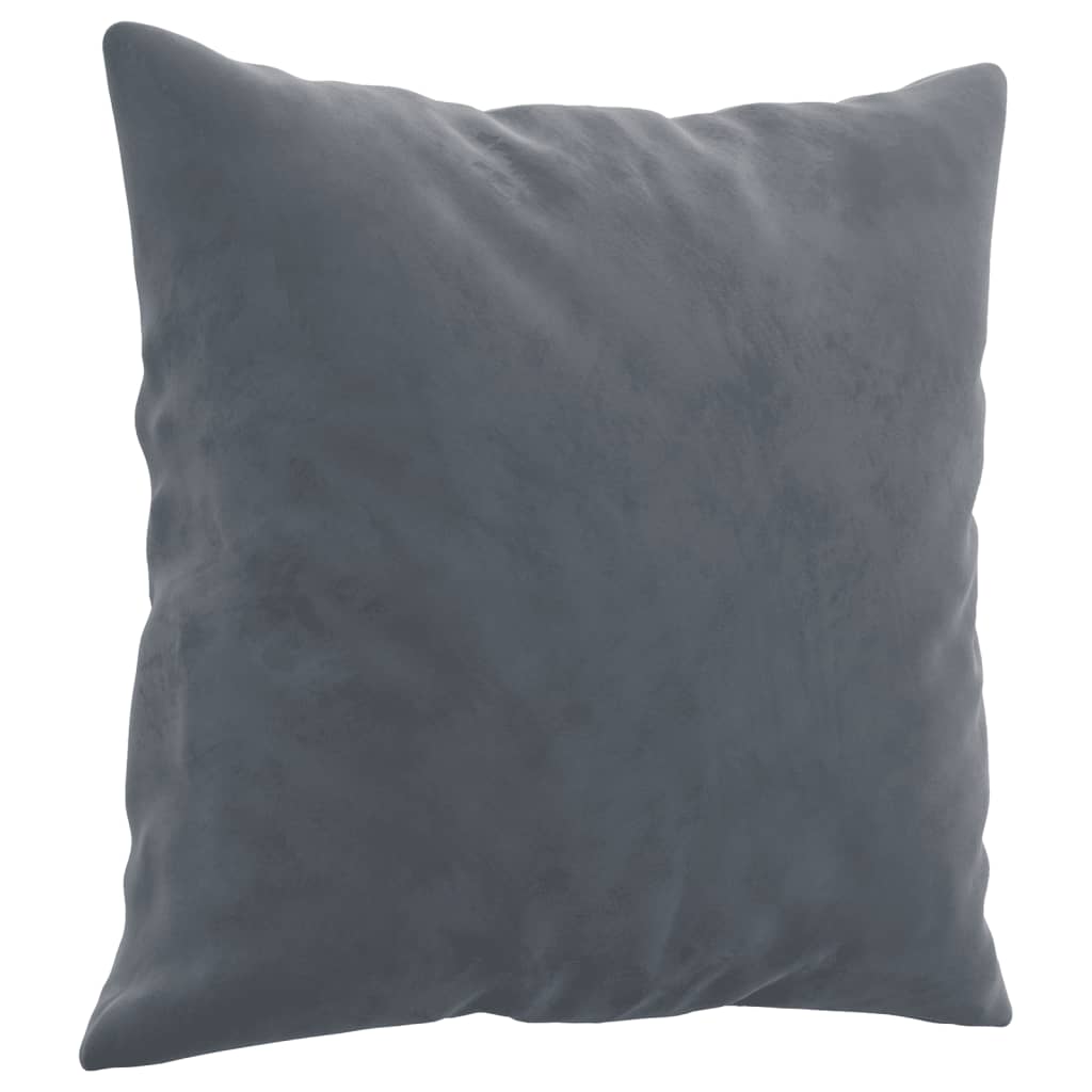 Vidaxl 2-Seater Sofa With Cushions, Dark Grey, 120 Cm, Velvet