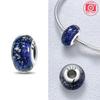 Authentic copper Bracelets Women Diy Gift Murano Jewellery Accessories Charm Bead Charms Bead Charms Flower Blue Star Shape Green Turtle Glass Bead Ch