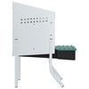 Chicken Nest Box 1 Compartment with Legs Galvanized Steel
