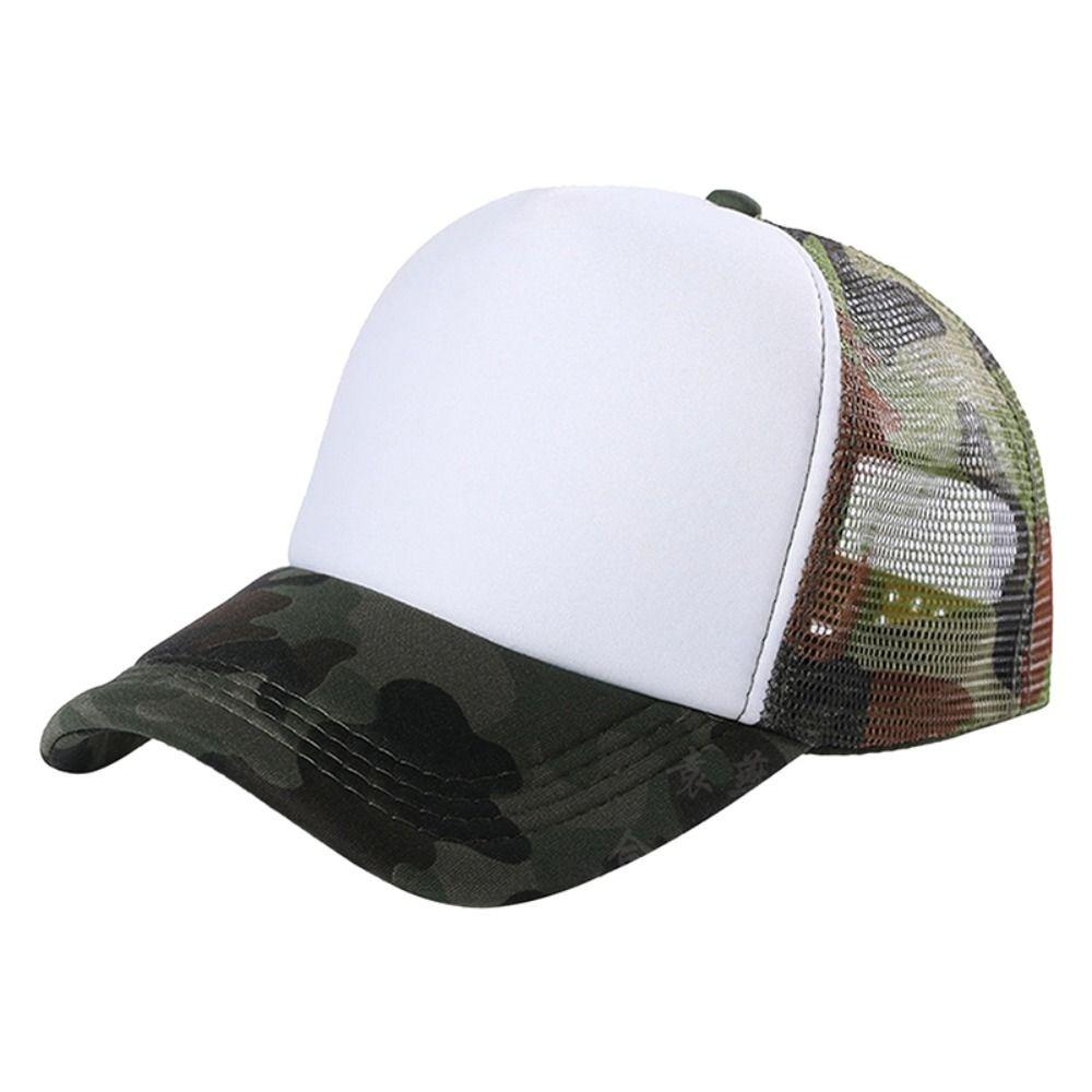 

Casual Sun Protection Baseball Cap Breathable Mesh Sunscreen Hat Adjustable Driver Cap Summer