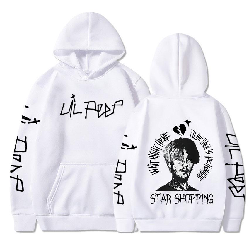 Rapper Lil Peep Cry Baby Hoodies Men Clothing Fashion Vintage Hip Hop Oversized Sweatshirts Casual Harajuku Hoodie Streetwear