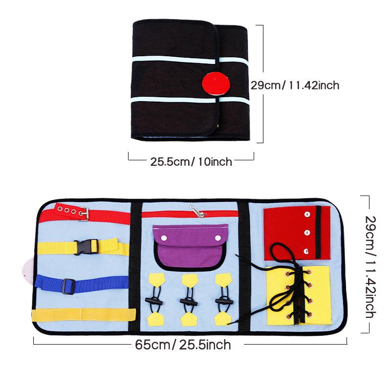 Alzheimer's Sensory Stimulation Blanket for Emotional Soothing and Training