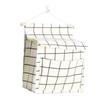 Plaid Sundries Storage Pouches Wall Mounted Bedside Organizer Wall Hanging Bag  Bed Side