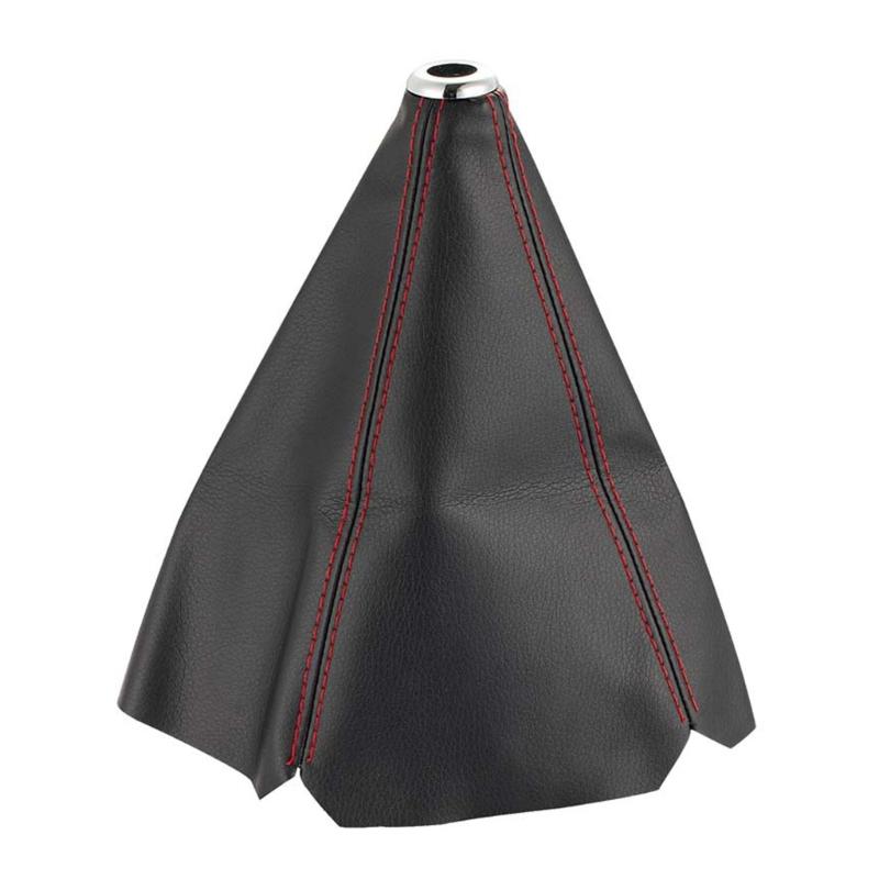 Premium PU Leather Gear Shifter Boot Protector Universal Anti Scratch Waterproof Car Interior Accessory Shifter Collars