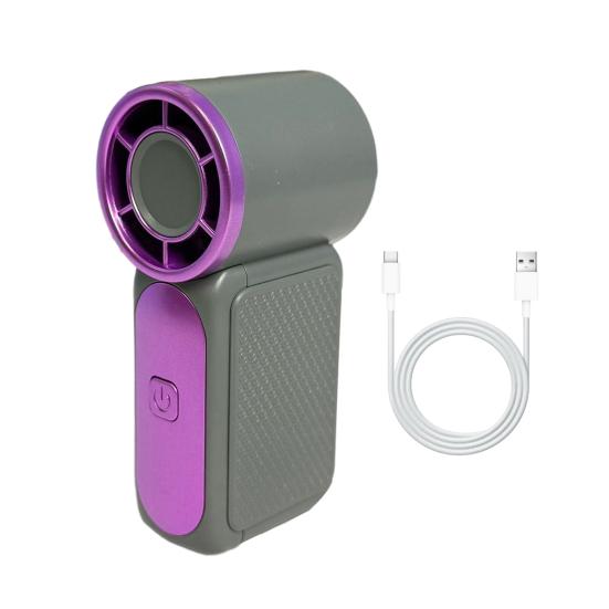 Handheld Fan Portable Mini Fan with Long-Lasting Battery USB Rechargeable Personal Fan for Outdoor Travel Commuting Office Cooling Powerful Airflow