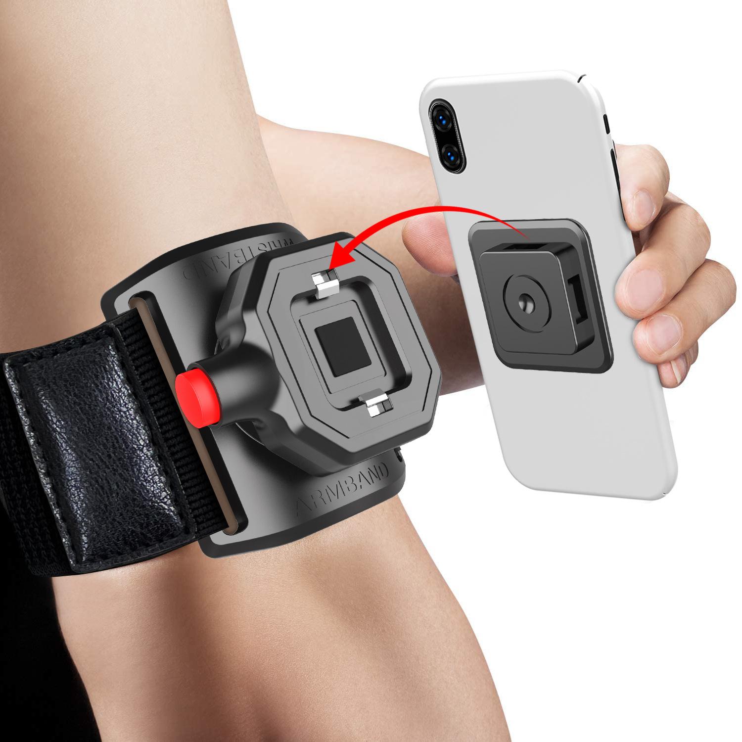 

Outdoor running sports arm with mobile phone holder, takeaway navigation, anti-shake and shock, simple riding mobile phone holder