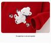 Premium Cotton Red Baby Romper - Thickened for Warmth, Perfect for Newborns in Autumn and Winter.