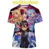 Print Sporty Quick-dry Breathable Men T-shirt Sword Art Online Animation Casual Harajuku Y2K Street Short Sleeve Clothing Top