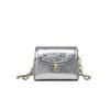 New Genuine Leather Women's Crossbody Bag Small Bag High-end Autumn and Winter Niche Chain Bag