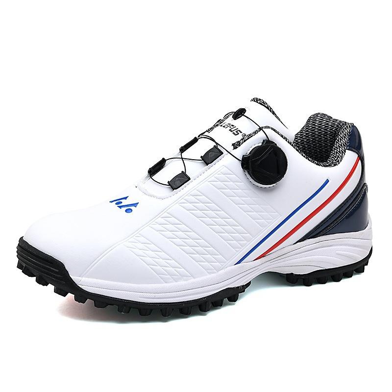 2025 new golf shoes men's shoes waterproof shoes automatic rotating shoelaces casual sports shoes no nails