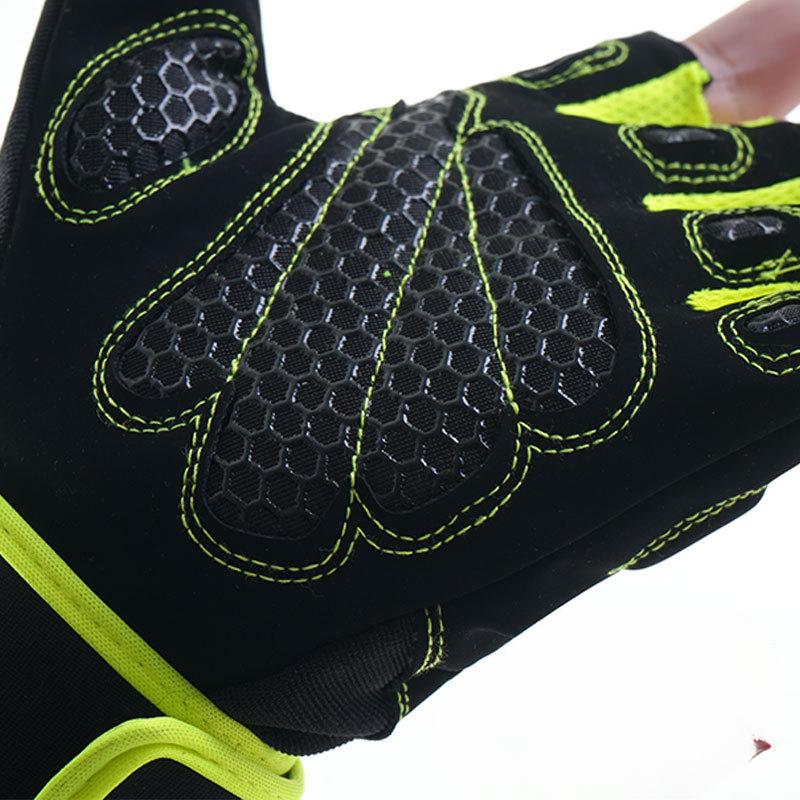 Breathable Half Finger Protective Dumbbell Weightlifting Exercise Outdoor Cycling Mountaineering Upgrade Anti Slip and Wear Resistant
