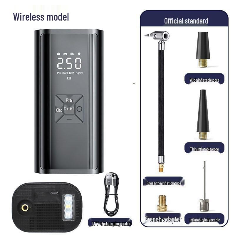 Wireless Portable Car Tire Inflator
