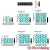 Set Of 2 Flat Printing Curtains Without Rod Geometric Blue White Design Saint Patrick Is Day Festival Chic Print Curtain Polyester