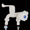 1Pcs G1/2 Inches Plastic Dual Outlet Water Tap With Independent Control Hose Adapters For Washing Machine Garden Use