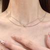 Double Layer Circle Necklace