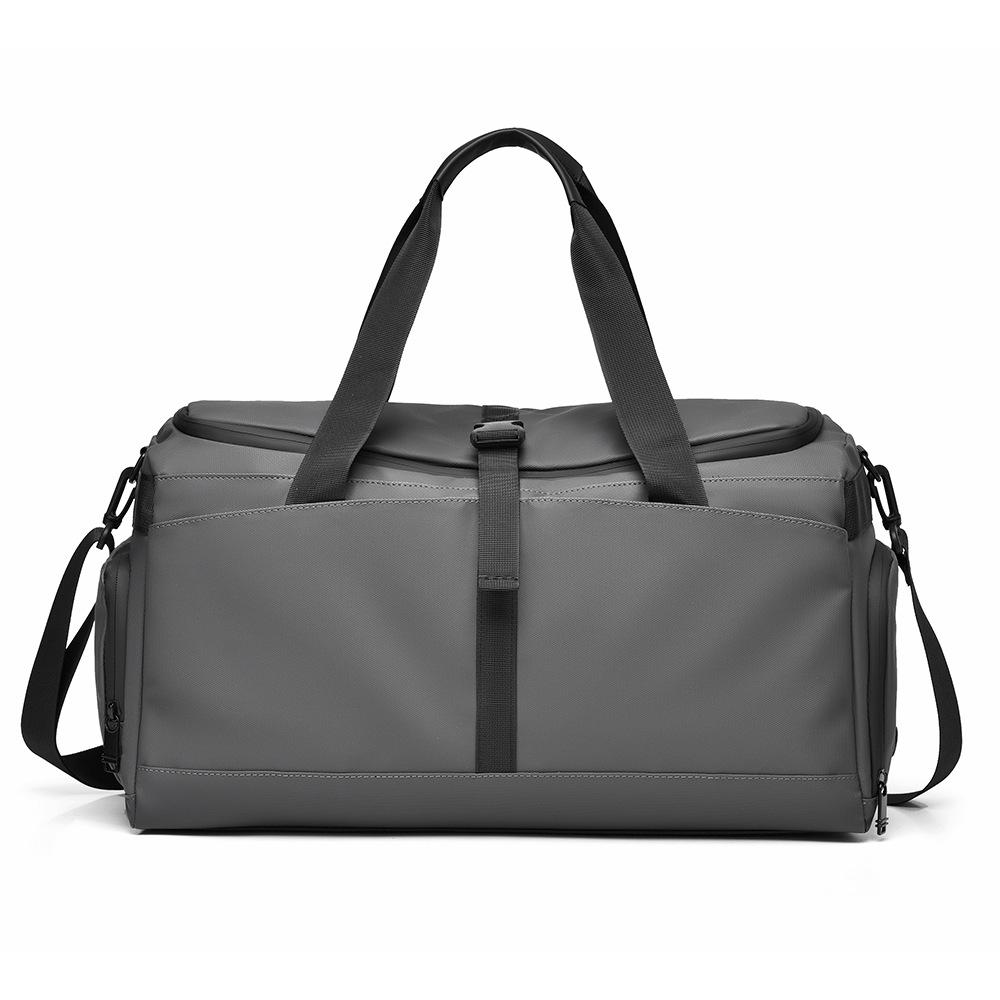 Men's Crossbody Fitness Bag – Large Capacity, Wet/Dry Separation, for Short-Distance Travel and Swimming.