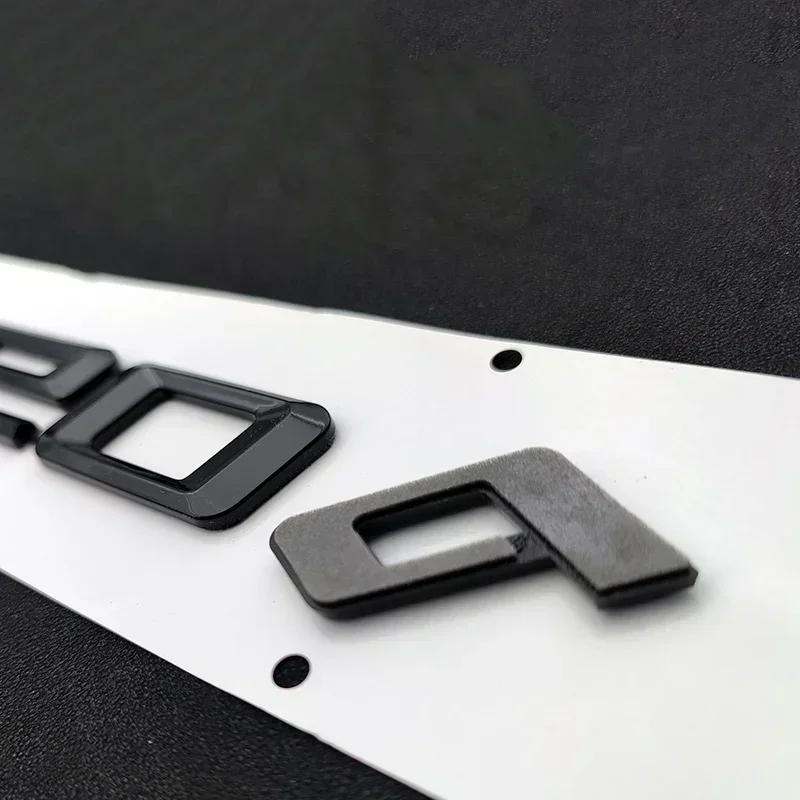 Chrome Black Car Letters Fender Trim Badge 320i 320 Emblem Sticker For BMW 320i 320d Logo G20 F30 E46 E90 F31 F34 Accessories