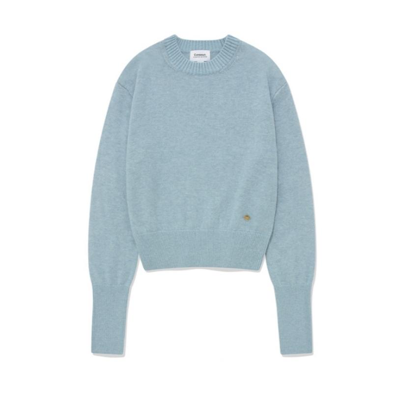 Covernot Women S caShmere Blend Round Knit B1 Co2304kt70 Lv Yl Sb Wh