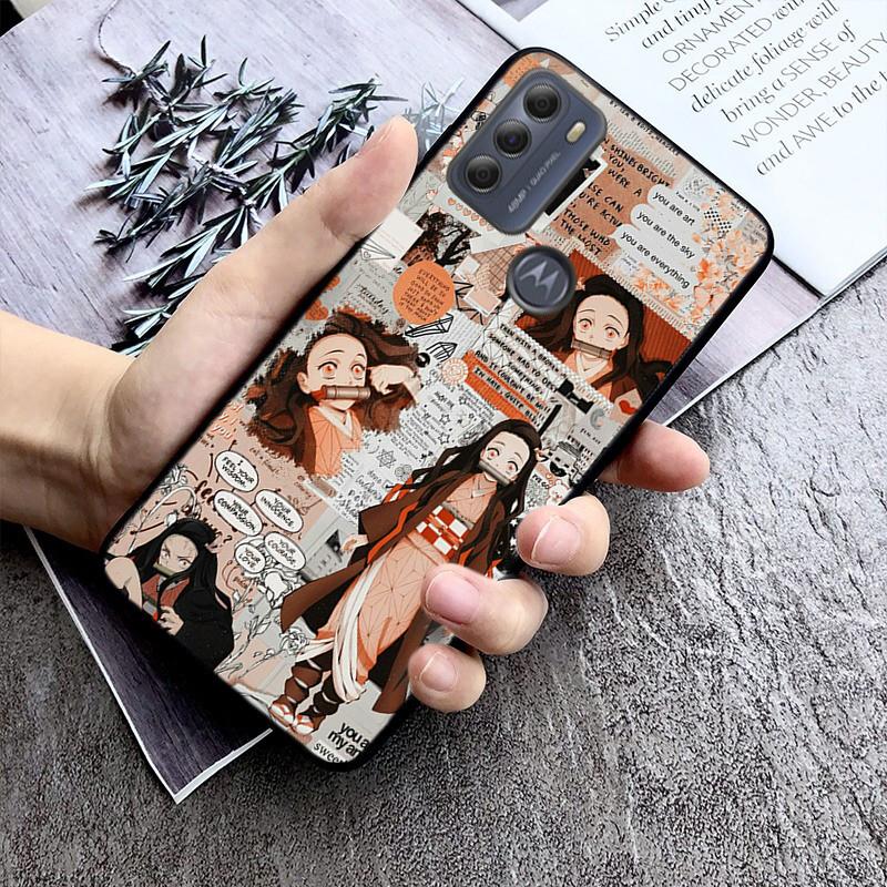 

Phone Case For Moto G85 G55 G05 G14 G75 G31 G50 G10 G20 G30 G60 G13 G32 G84 G54 G53 G72 G24 Power Demon Slayer Anime Moto G13