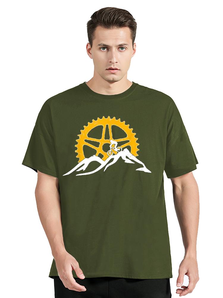 Mountain Bike Cycle Men Tshirts Downhill Mount MTB Fitness Tshirt Cotton Tops Tees Mens Clothes Oversized Unisex Tshirt