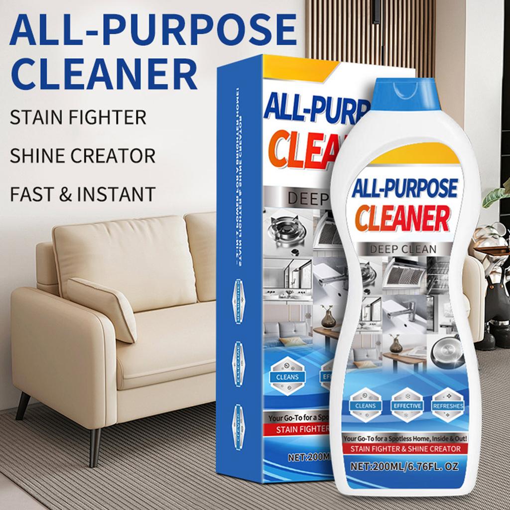 Multi-Purpose Cleaner Cream for Leather, Bathroom, Glass - Stain and Removal