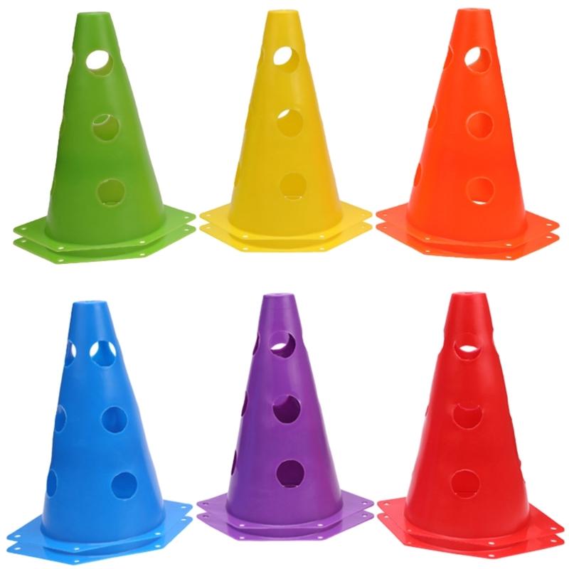 12/18Pcs Soccer Agility Cone Football Training Maker Bucket Basketball Team Training Marker Traffic Safety Cone Sign 1