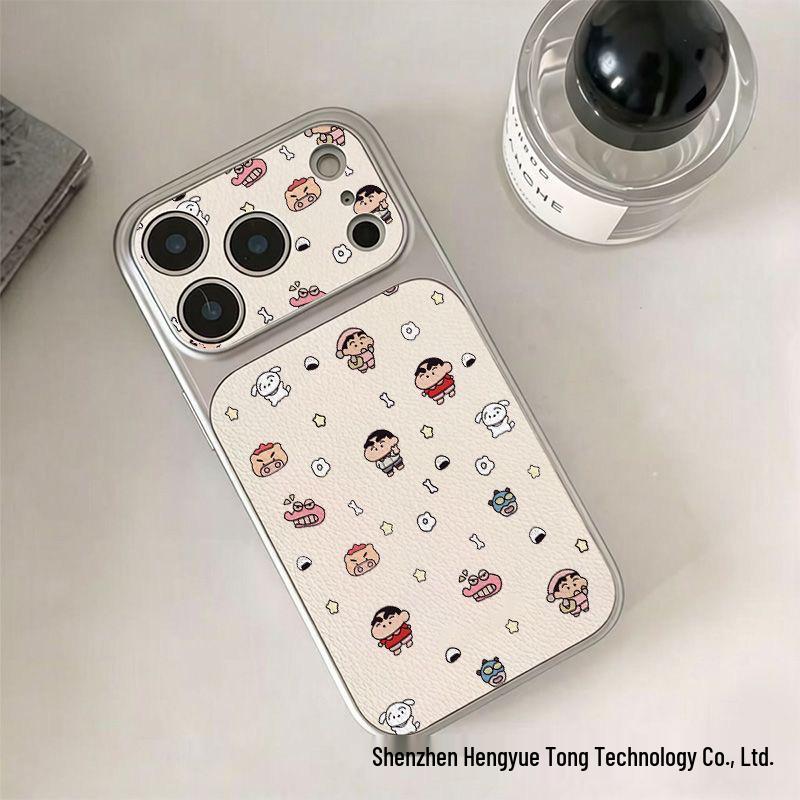 

Crayon Shin-chan Skin Sticker Phone Case for Apple 14-17 Promax Window 15/16 Full Coverage Luxury. iPhone 16