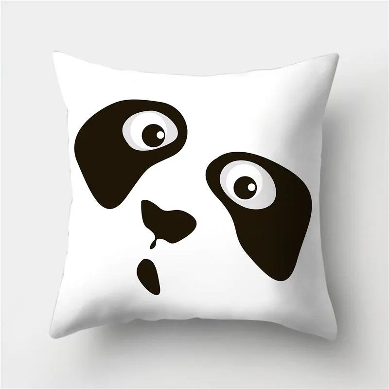 45x45cm black geometric stripes irregular pattern series cushion cover square pillow case home office bedroom decoration
