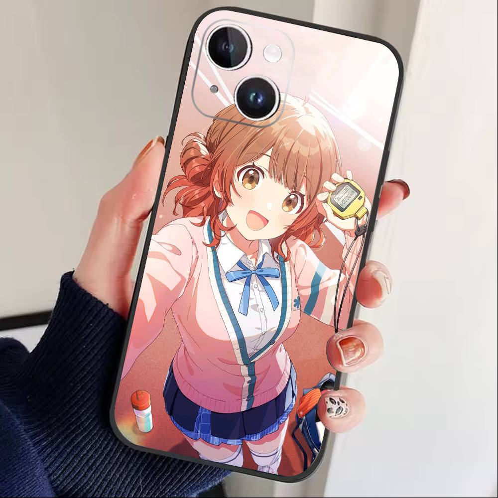Love Live Nakasu Kasumi Phone Case For iPhone 16,15,14,13,12,17,Pro Max,Plus Silicone Black Case