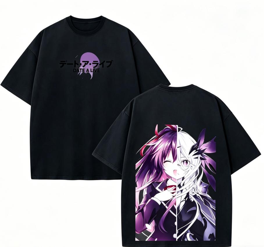 Date A Live Anime Lover T shirt Year round clothing personality Clothes Plus Size Unisex New Model Couples high quality soft