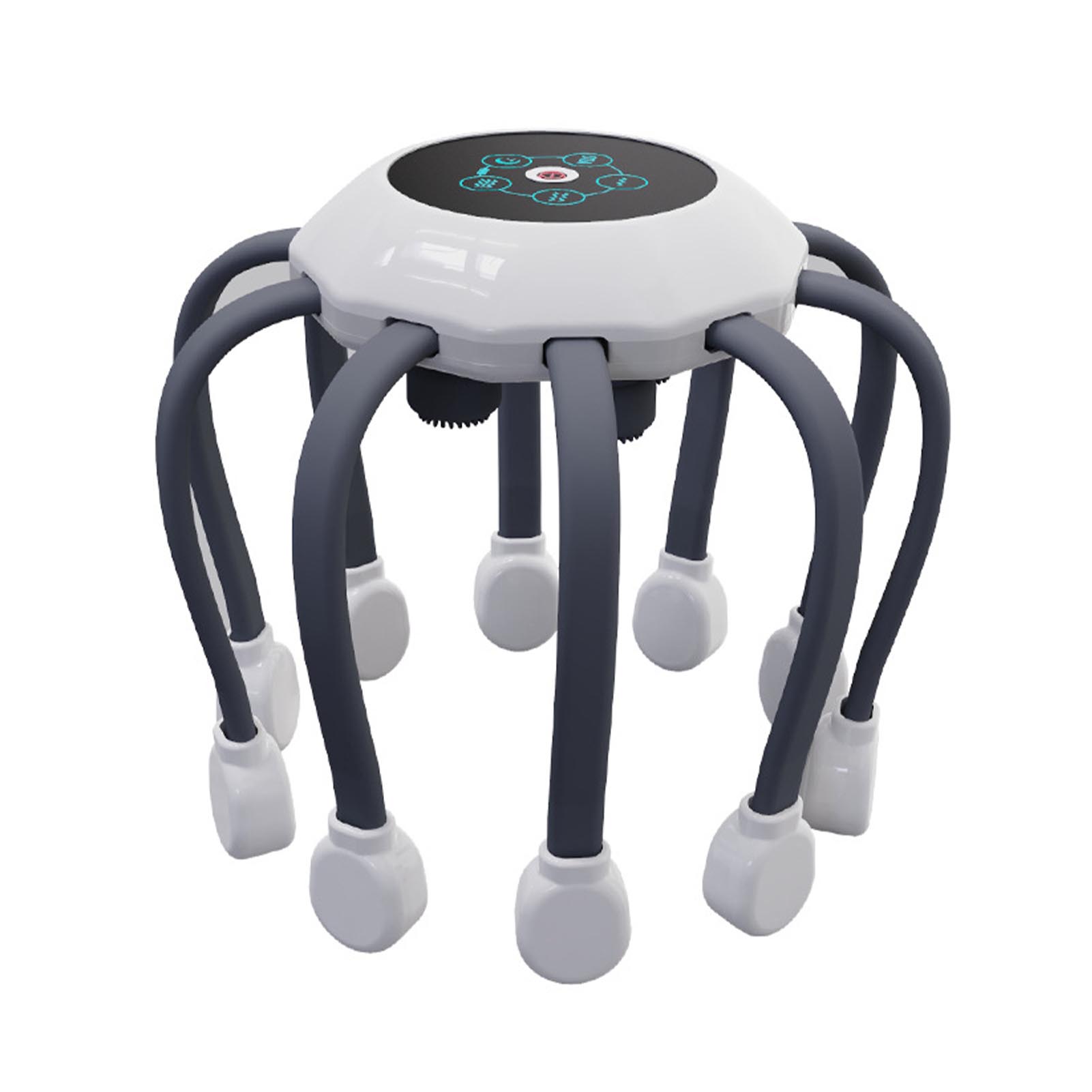 

Ультра массажеры для кожи головы 360 градусов Электрический вибрационный массажер для головы 4 контакта Scalp Stress Relax