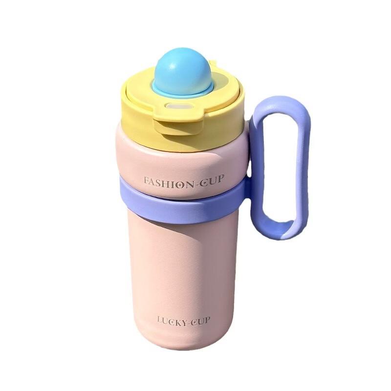 Portable Stainless Steel Insulated Mug with Handle