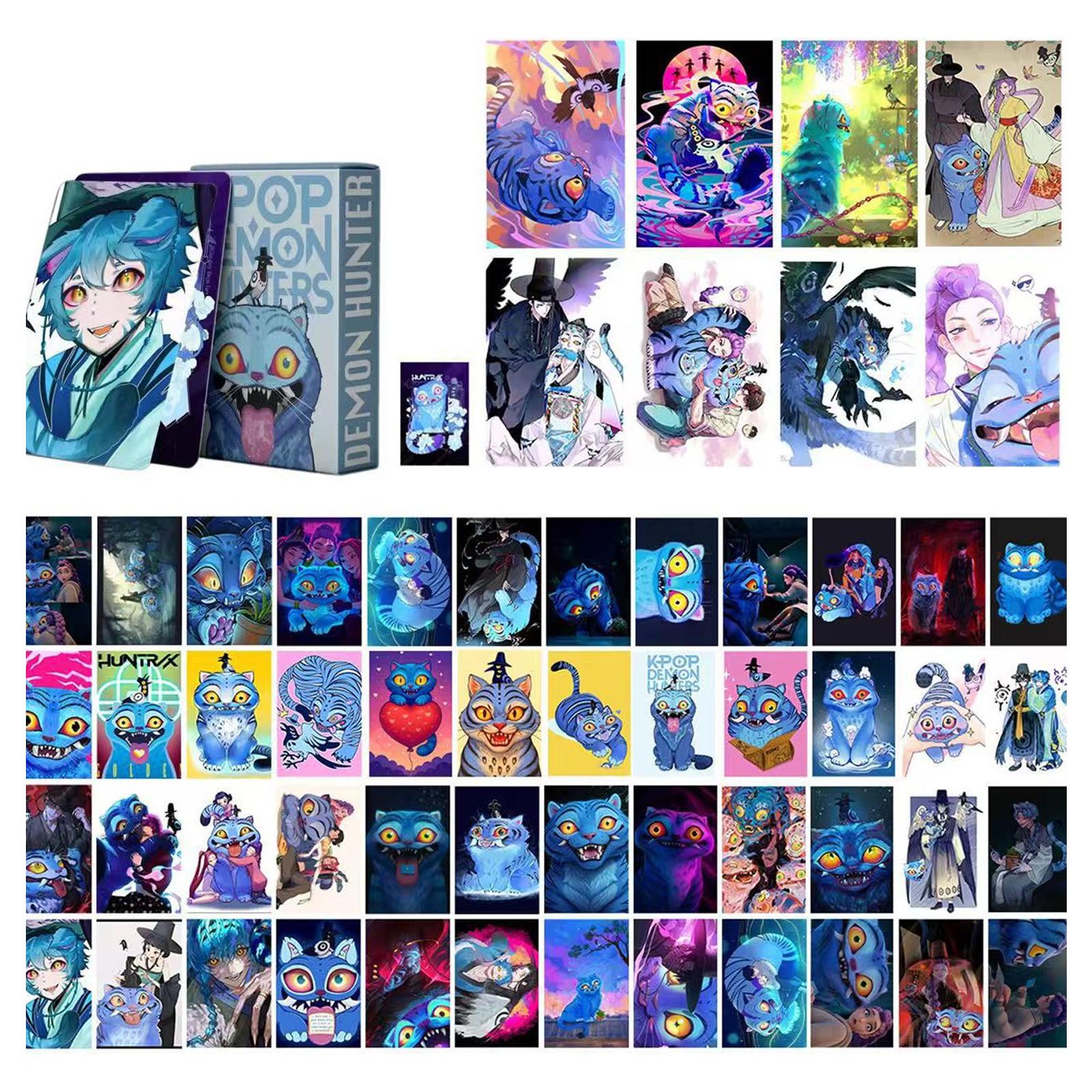 

55 Двусторонних Маленьких Карточек Для Коллекционирования Аниме-Атрибутики One Size