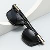 Polarized Photochromic Sunglasses for and Strong UV Protection Fishing, Driving, Sports, Ultra-Lightweight, Light, (Gold/Black)