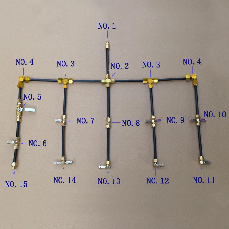 3/8 "(9.52mm) Hochdruck-Nebelkühlsystem/Staubentfernungssystem Düsenanschlussbasis