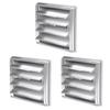 Stainless Steel Air Vent Duct Grill Air Outlet Square Vent Extractors Ventilation Cover Vent Exhaust Hood Outlet
