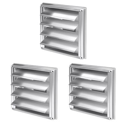 Stainless Steel Air Vent Duct Grill Air Outlet Square Vent Extractors Ventilation Cover Vent Exhaust Hood Outlet