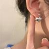 New Trendy Classic Pentagram Hoop Earrings for Women Personality Stainless Steel Star Stud Earrings Rock Jewelry Accessory