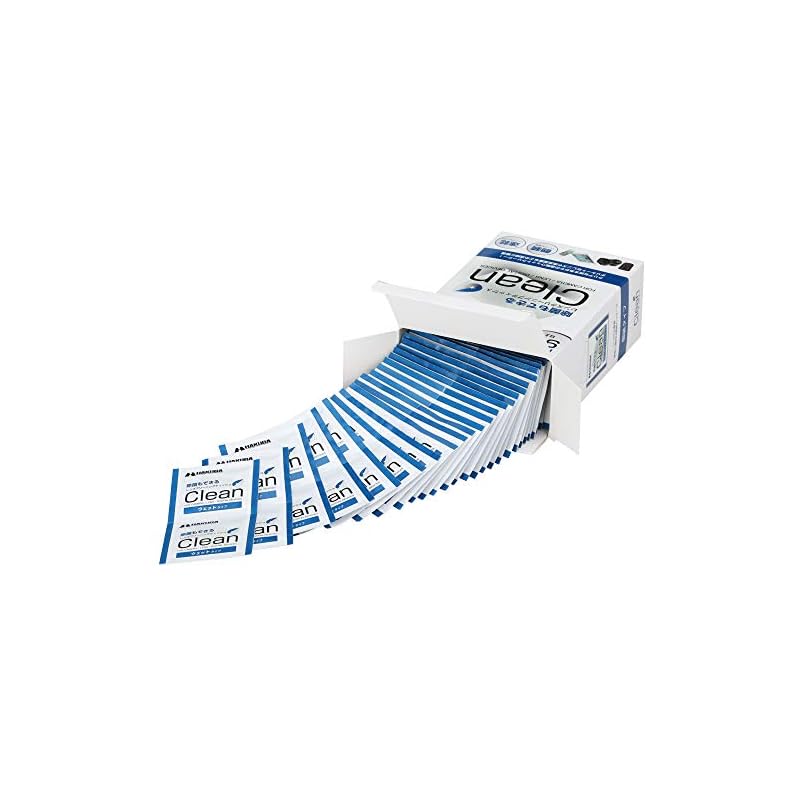HAKUBA Lens Cleaning Tissues, Individually Packaged, 100 Sheets, Quick-Drying, Wet Type, KMC-78