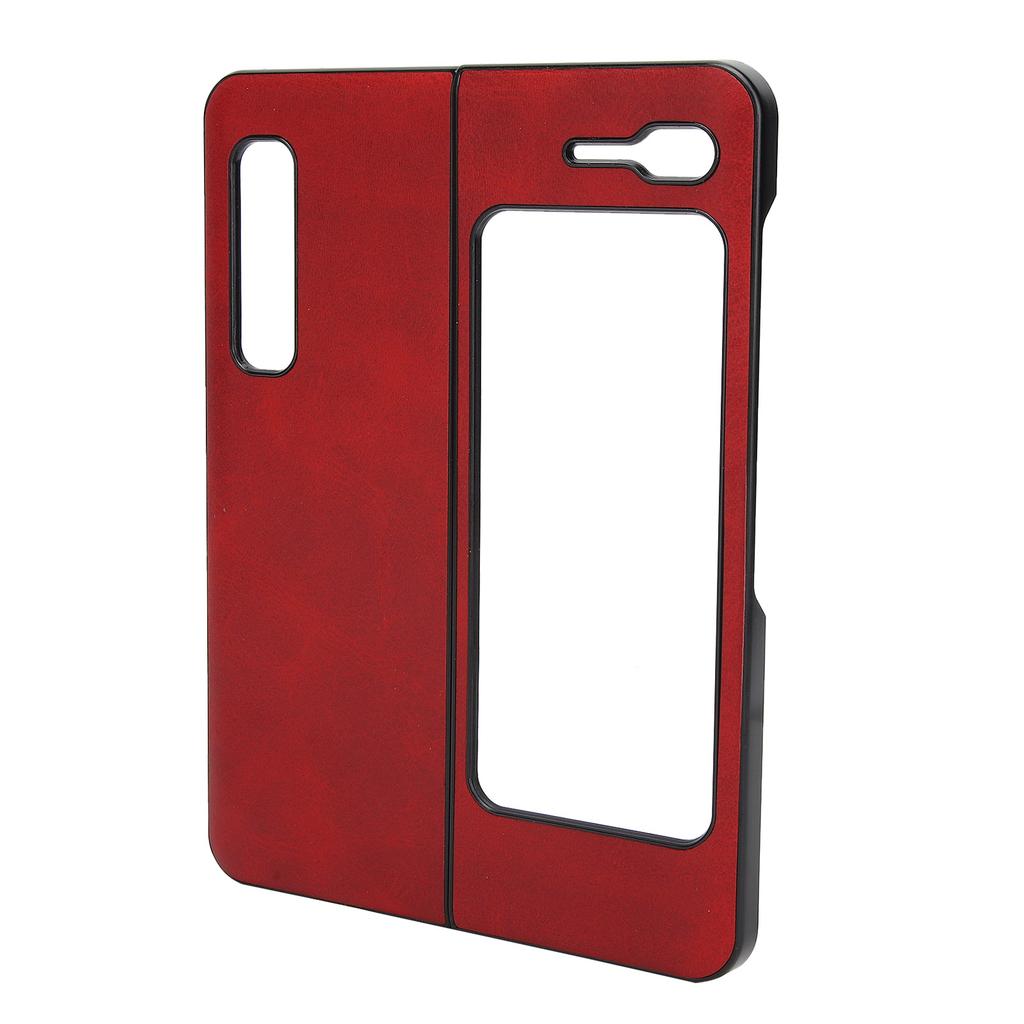 Mobile Phone Cases Shockproof Phone Leather Cover Shell for Samsung Galaxy Z Fold 1  W20Red